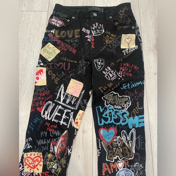 Dolce & Gabbana Graffiti Audrey Jeans - Picture 7 of 12